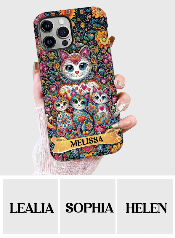Magnifiques chats - Coque de téléphone personnalisée avec impression intégrale de chat