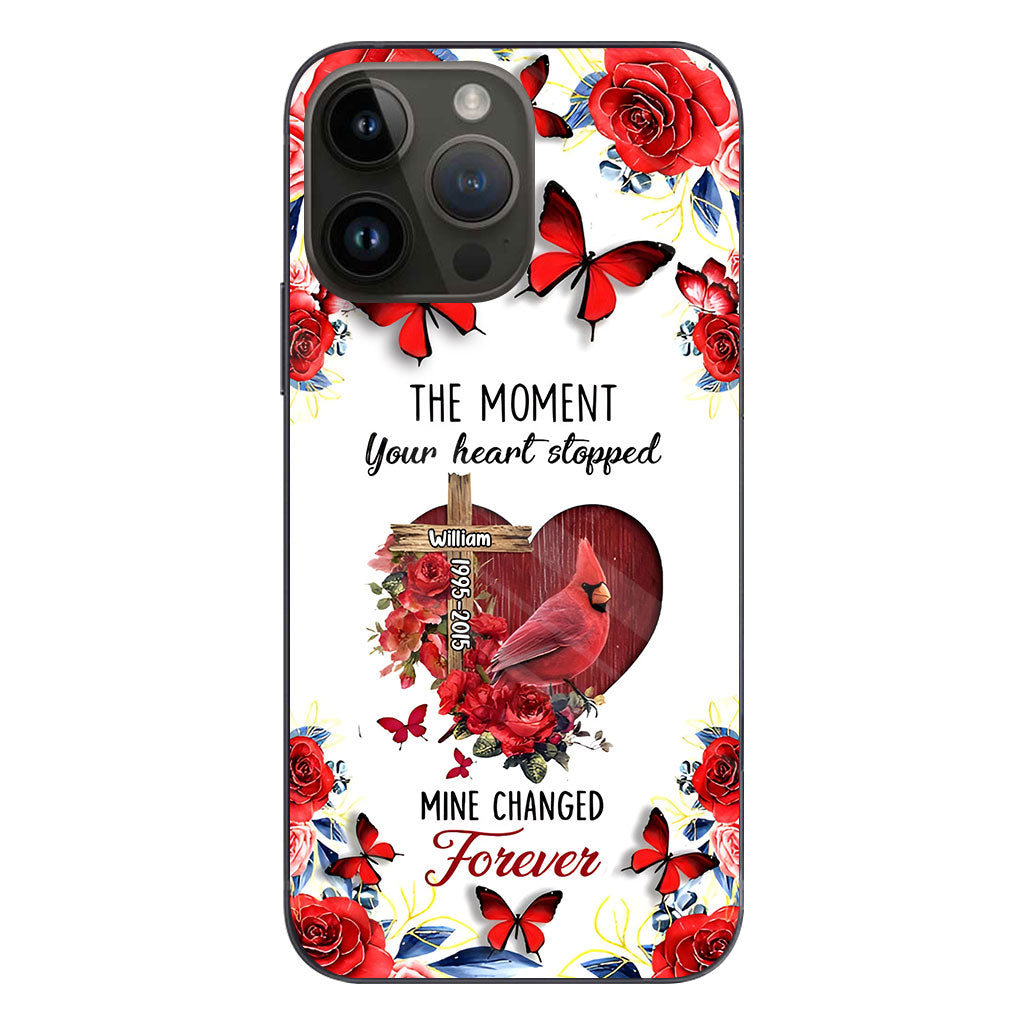 The Moment Your Heart Stopped - Personalized Memorial Phone Case