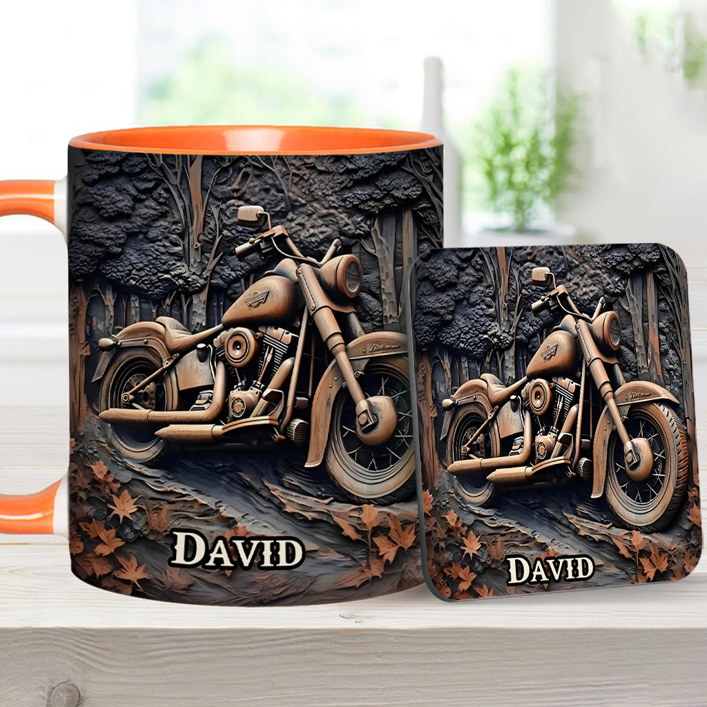Ne sous-estimez jamais un vieux motard ! – Mug personnalisé pour motard