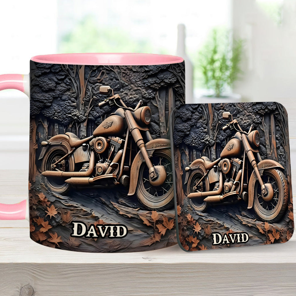 Ne sous-estimez jamais un vieux motard ! – Mug personnalisé pour motard