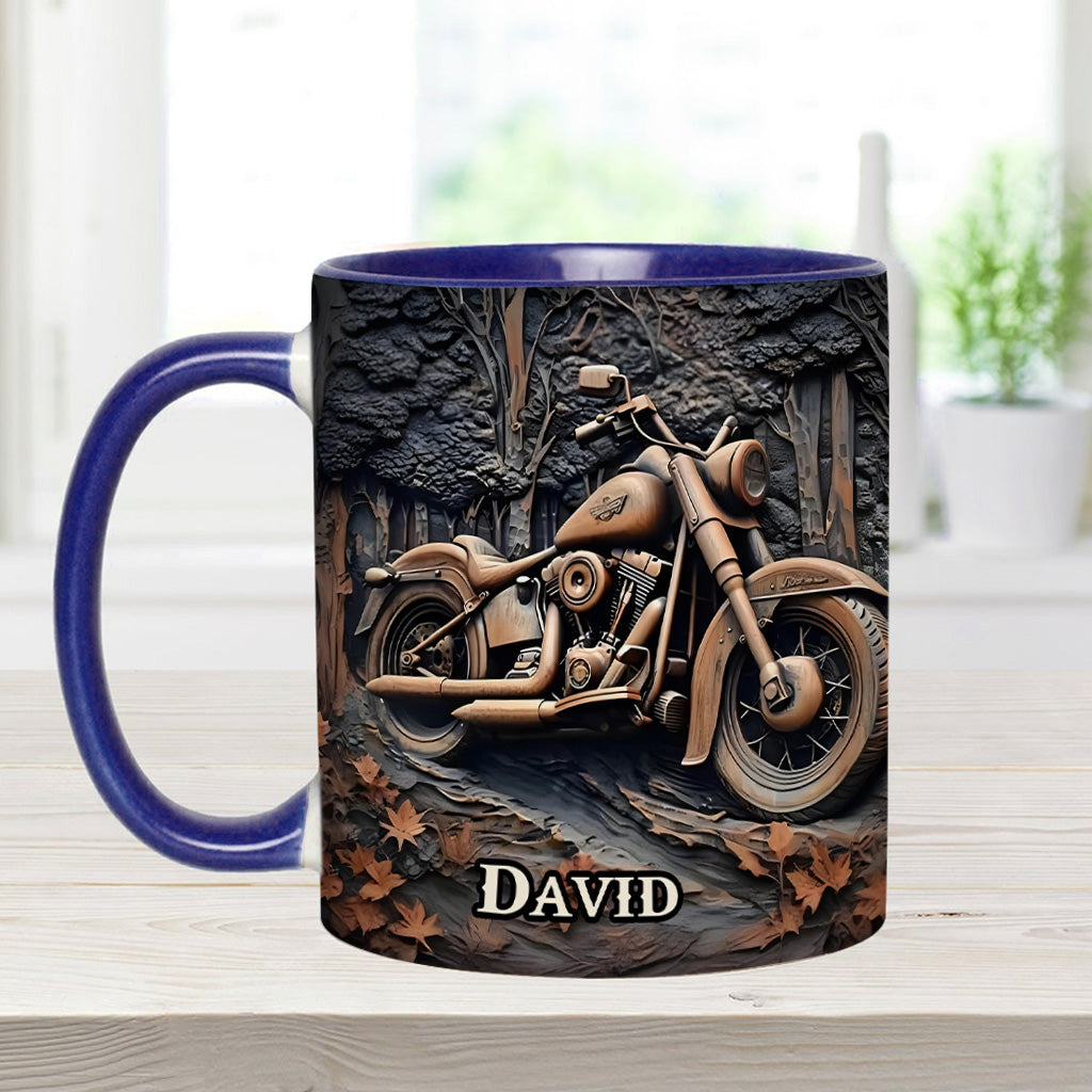 Ne sous-estimez jamais un vieux motard ! – Mug personnalisé pour motard