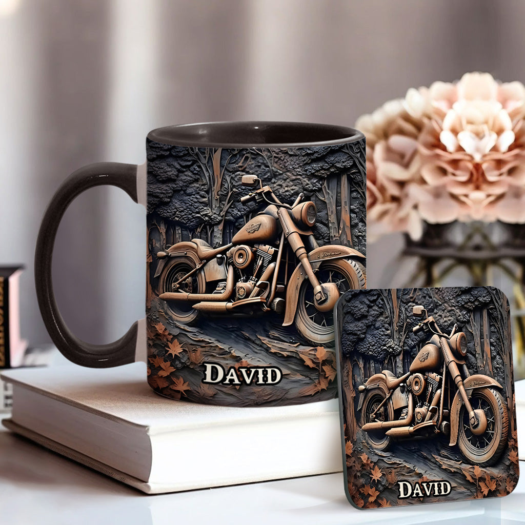 Ne sous-estimez jamais un vieux motard ! – Mug personnalisé pour motard