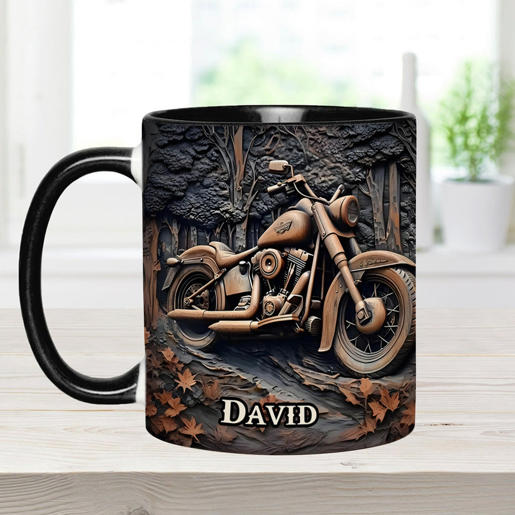 Ne sous-estimez jamais un vieux motard ! – Mug personnalisé pour motard