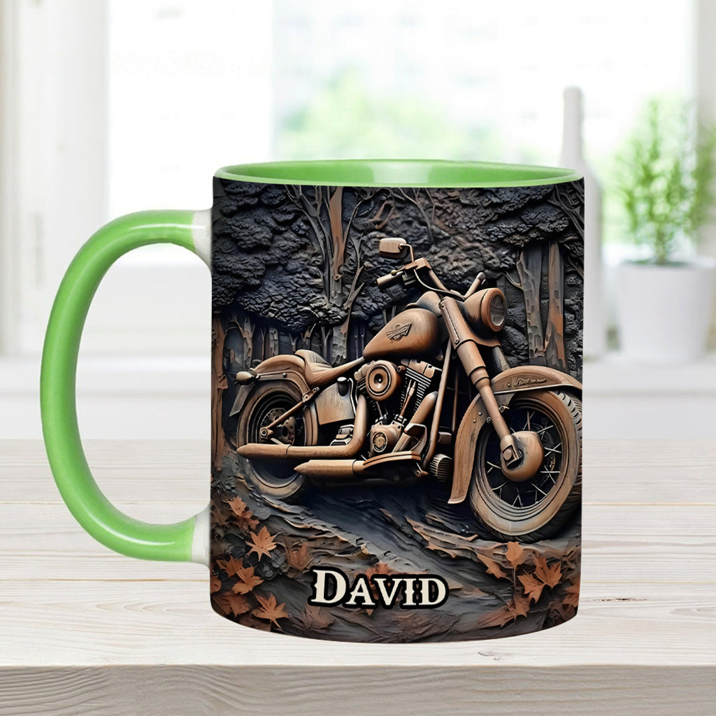 Ne sous-estimez jamais un vieux motard ! – Mug personnalisé pour motard