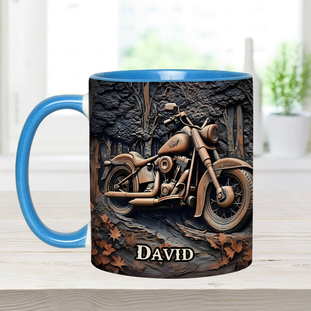 Ne sous-estimez jamais un vieux motard ! – Mug personnalisé pour motard