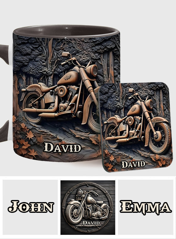 Ne sous-estimez jamais un vieux motard ! – Mug personnalisé pour motard