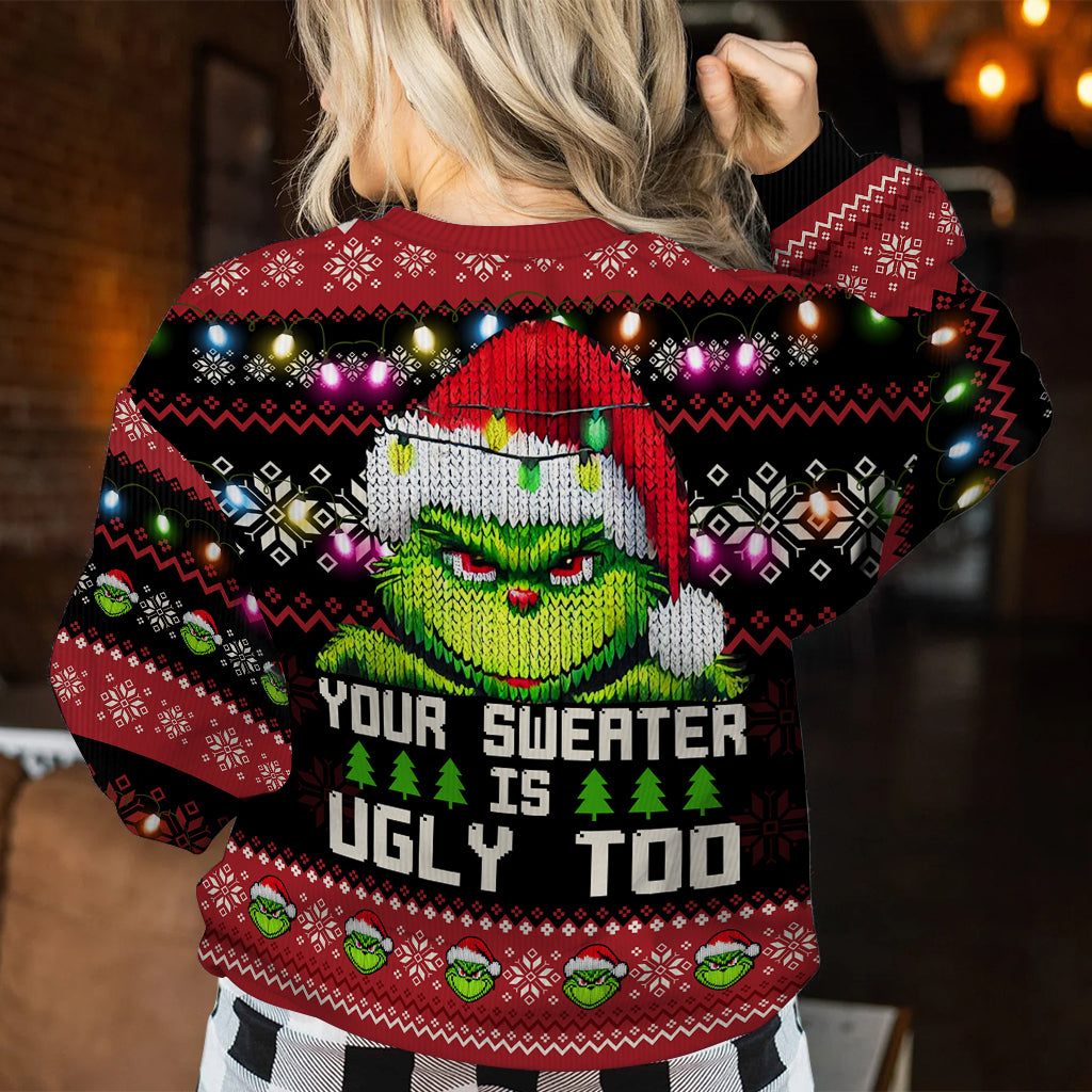 All Sweaters Are Ugly Shirt - Personalized Stole Christmas Ugly Sweater