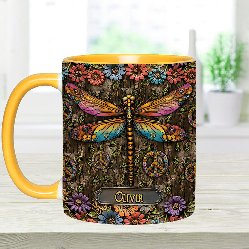 Amoureux du hippie - Mug personnalisé à l'esprit hippie