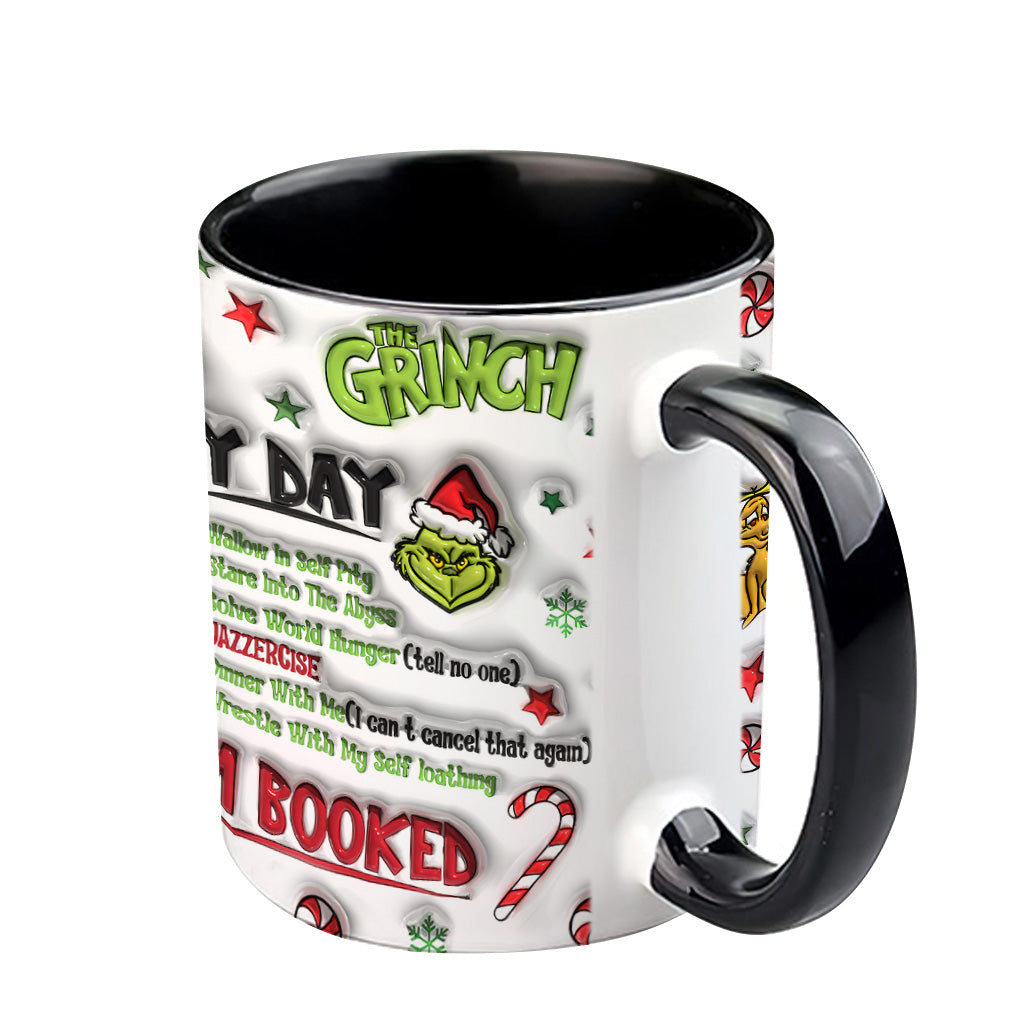 Je suis réservé(e) - Mug de Noël personnalisé avec étole