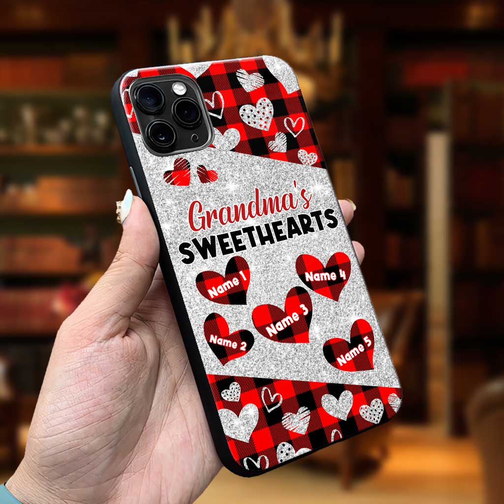 Les amoureux de grand-mère - Coque de téléphone personnalisée pour la Saint-Valentin