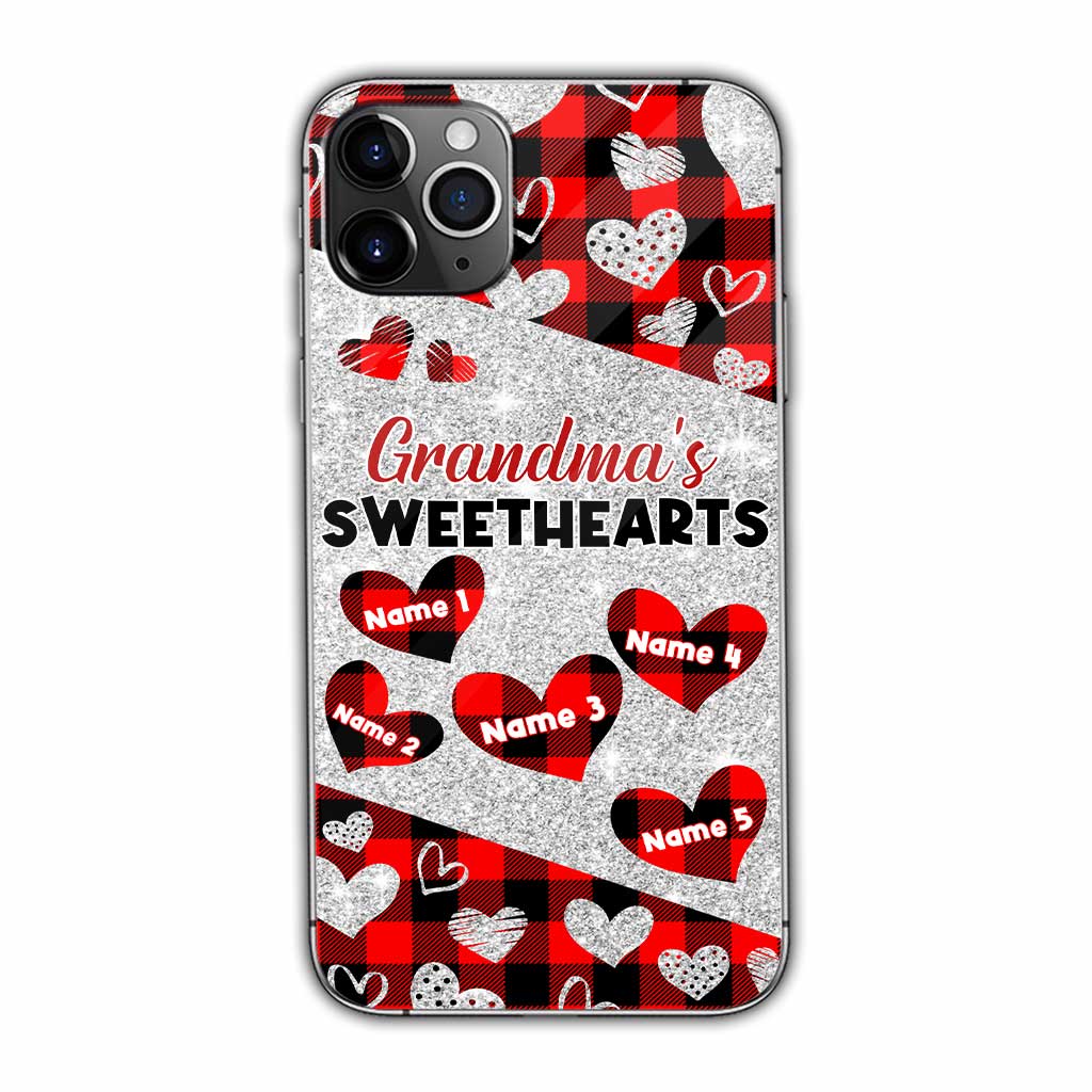 Les amoureux de grand-mère - Coque de téléphone personnalisée pour la Saint-Valentin