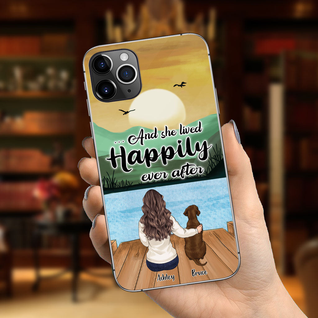 Coque de téléphone personnalisée pour la fête des mères avec un chien : « Tu m’as conquise dès le premier aboiement ! »