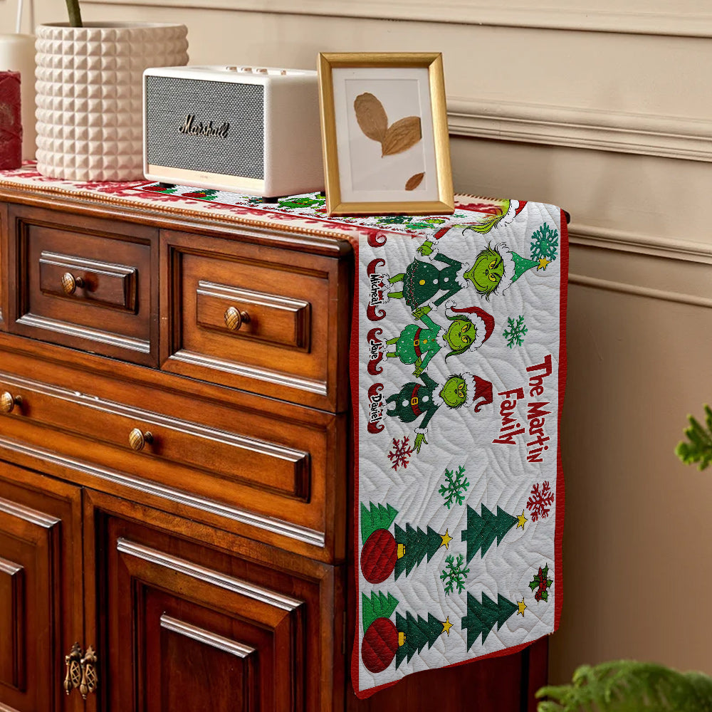 Coordonnatrice du chaos - Chemin de table de Noël personnalisé en forme d'étole