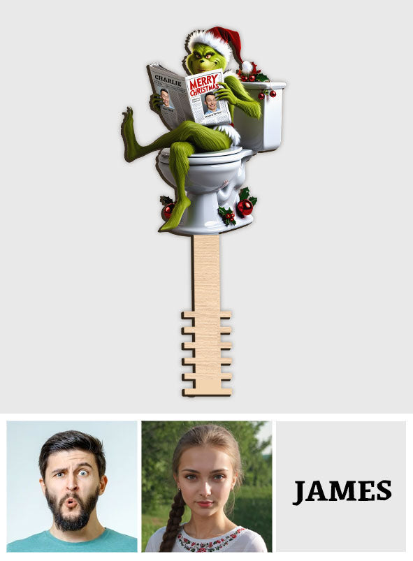 Merry Christmas - Personalized Stole Christmas Tree Topper