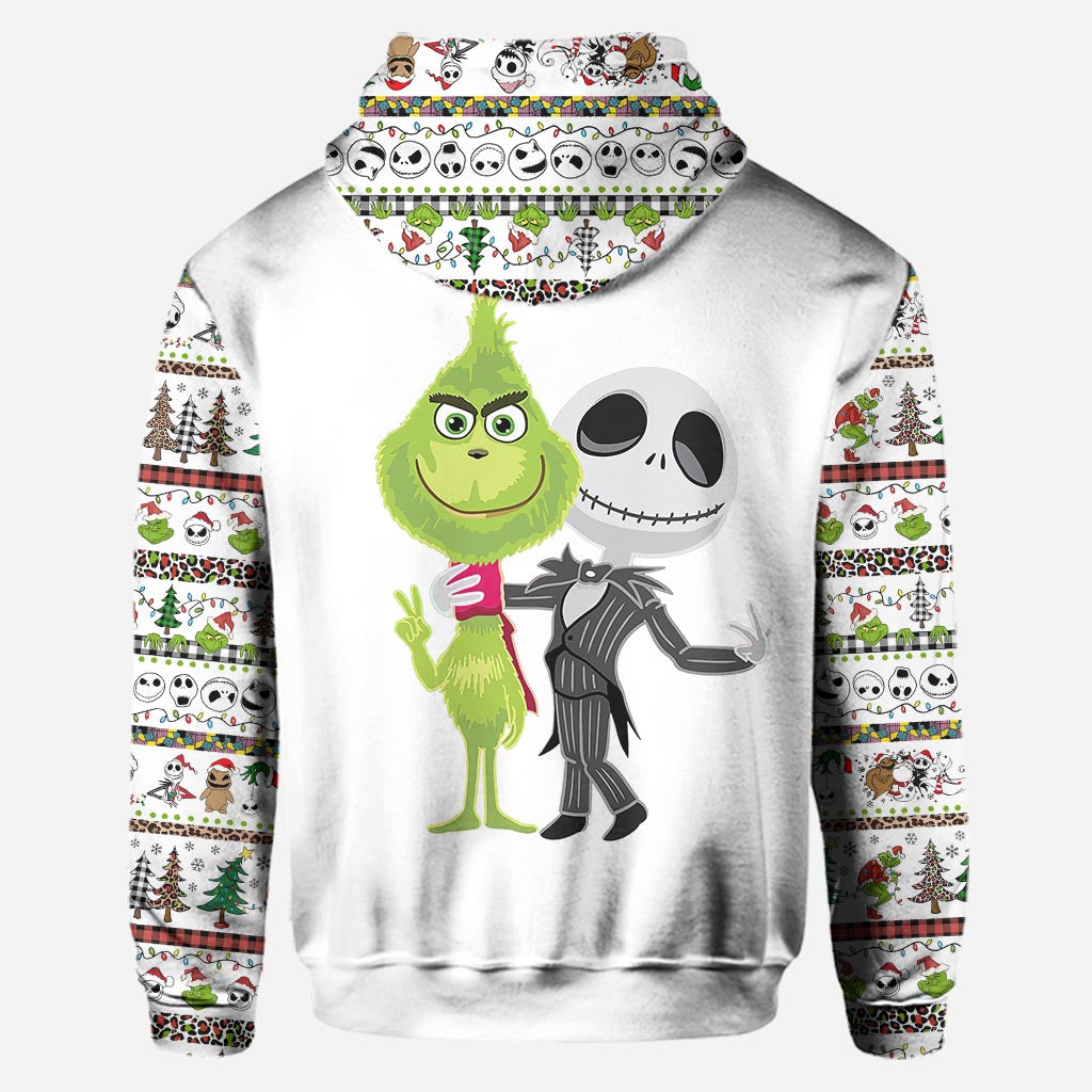 Joyeux Noël ! Ensemble sweat à capuche et leggings personnalisés avec étole de Noël