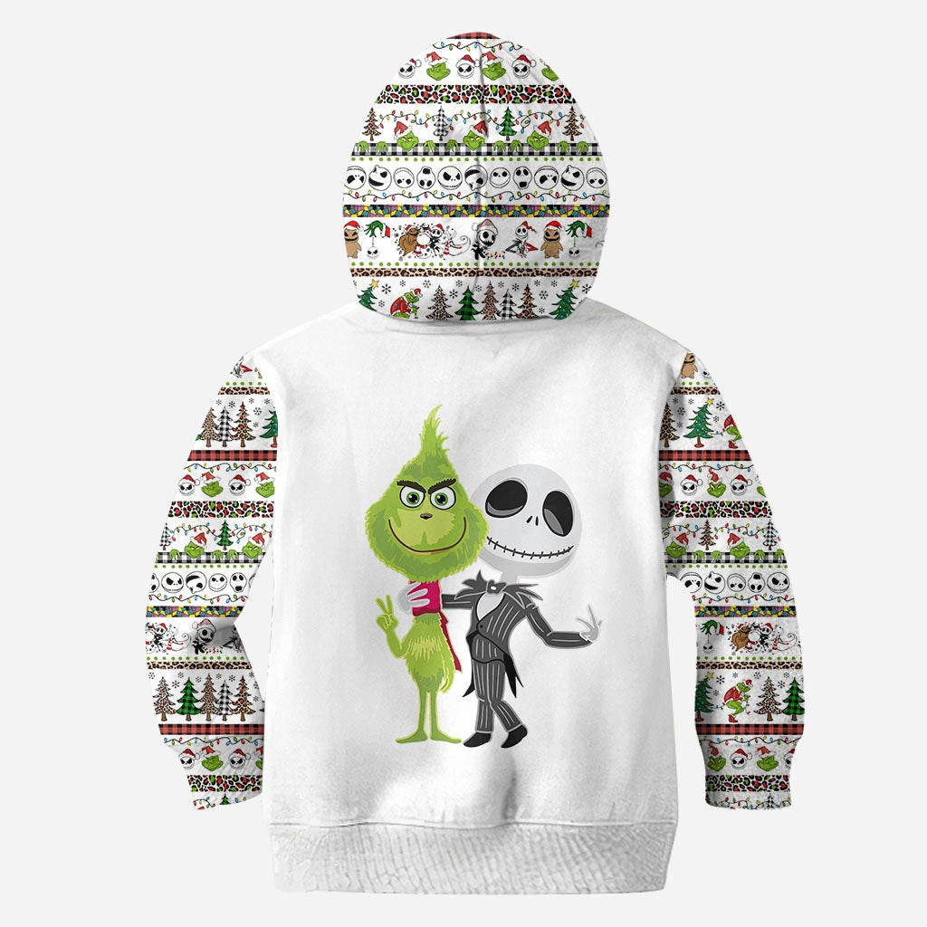 Joyeux Noël ! Ensemble sweat à capuche et leggings personnalisés avec étole de Noël