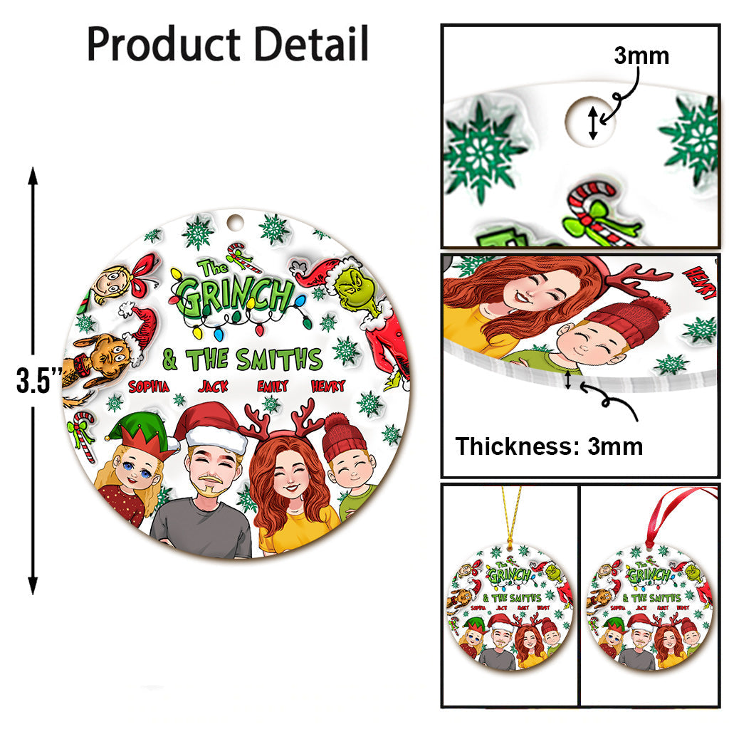 Joyeux Noël - Ornement de Noël personnalisé en forme d'étole