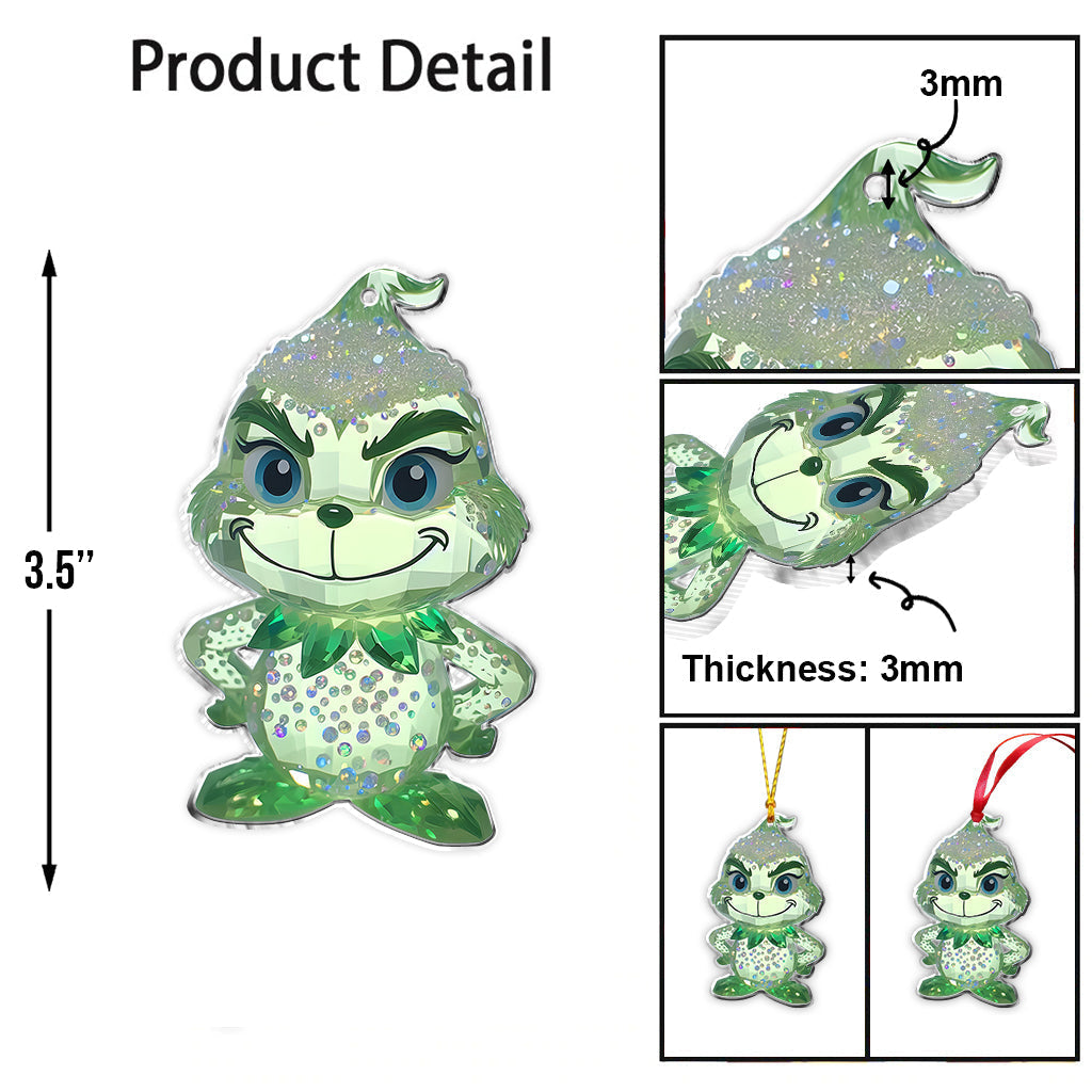 Merry Grinchmas - Stole Christmas Ornament