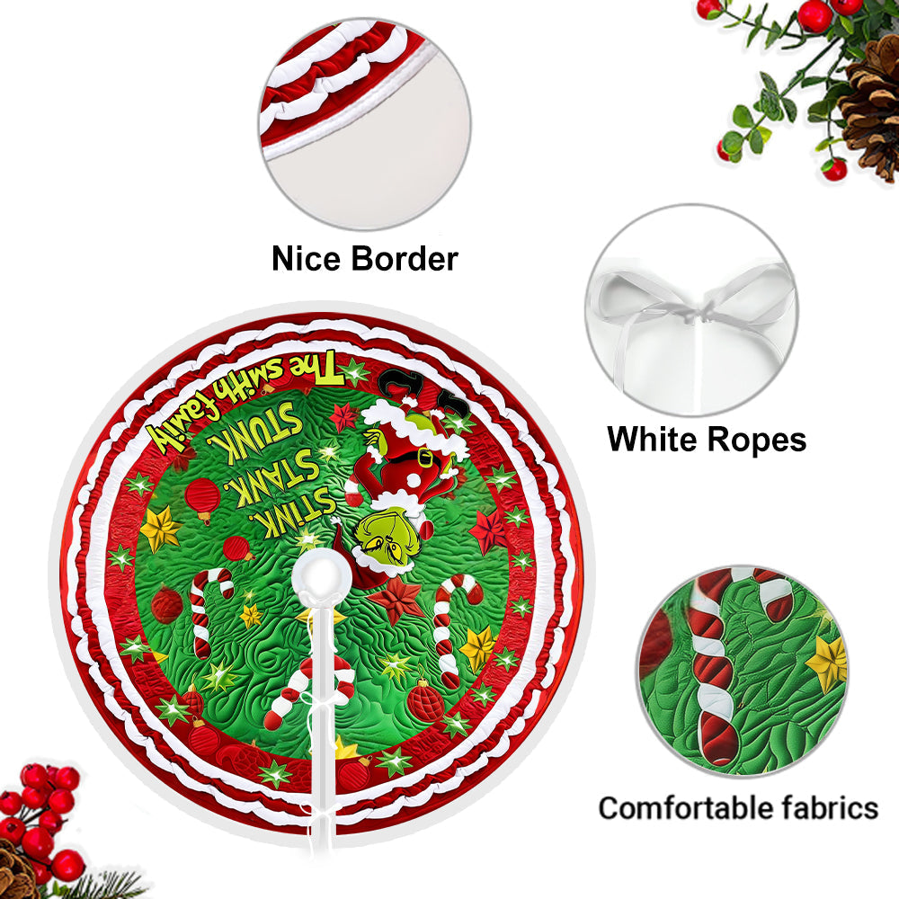 Stink Stunk - Jupe de sapin de Noël personnalisée Stole