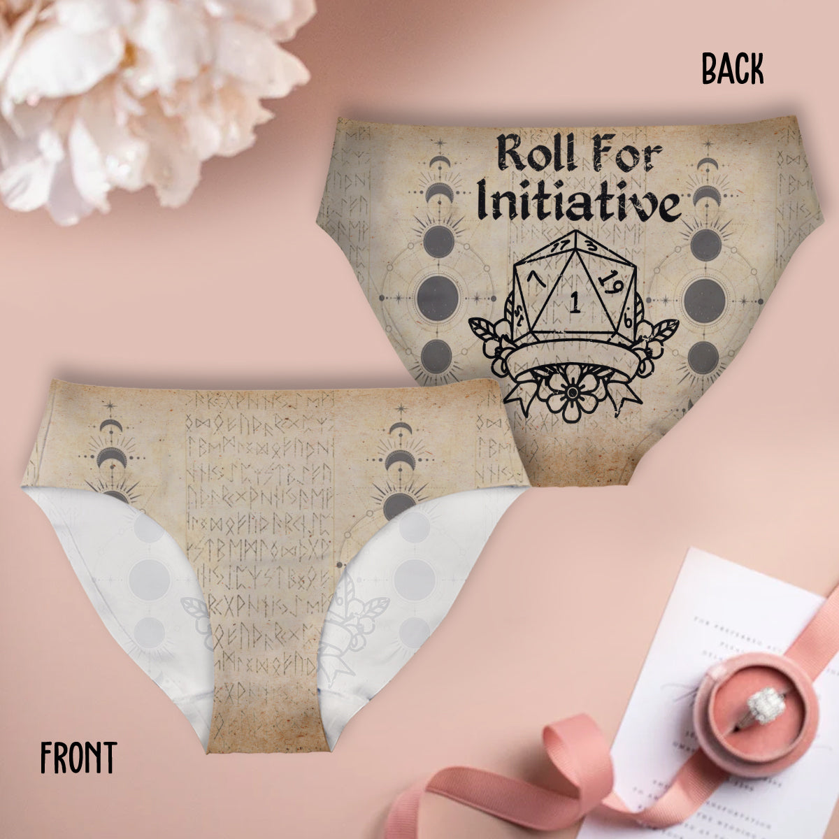 Roll For Initiative - RPG Women Briefs & Men Boxer Briefs