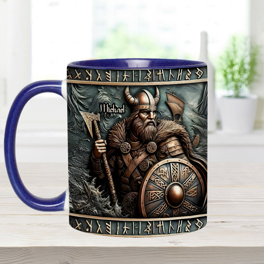 Mug personnalisé Viking Warrior - À l'effigie d'un guerrier viking