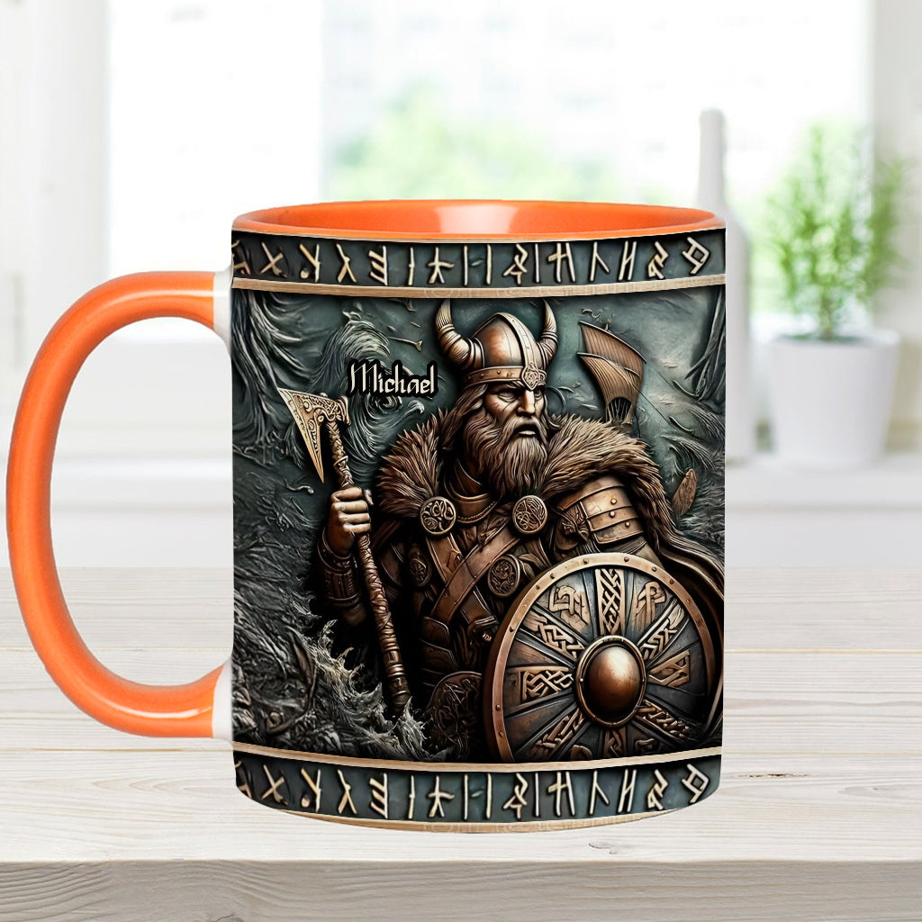 Mug personnalisé Viking Warrior - À l'effigie d'un guerrier viking