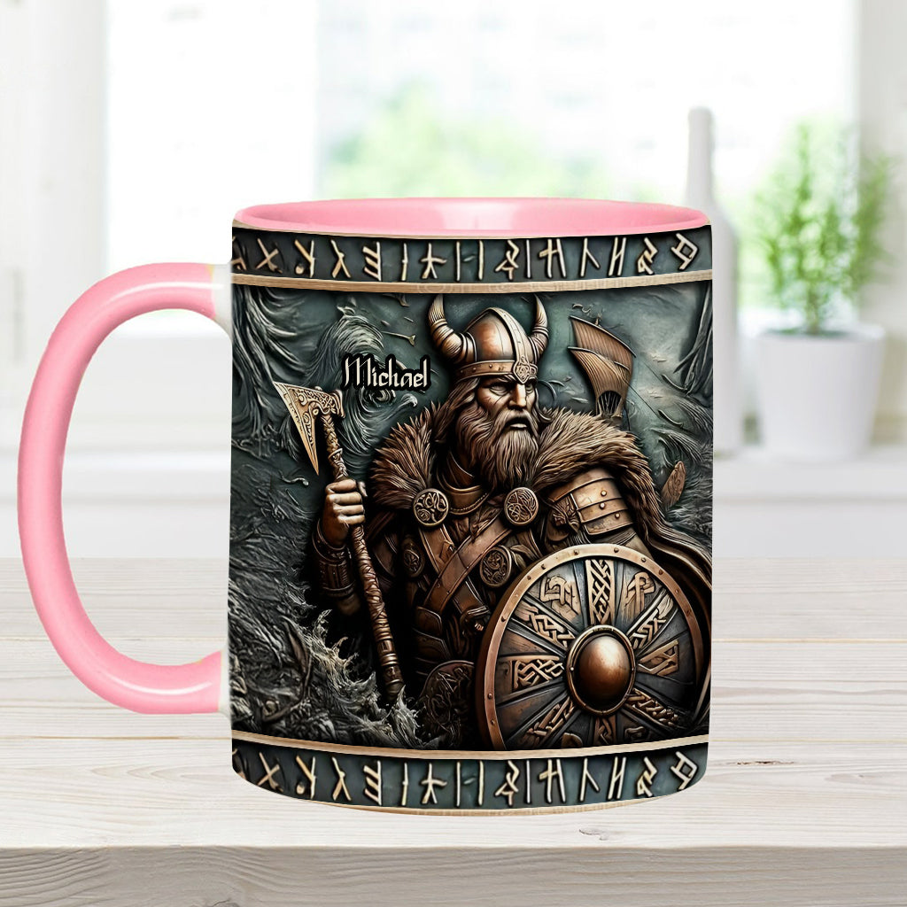 Mug personnalisé Viking Warrior - À l'effigie d'un guerrier viking