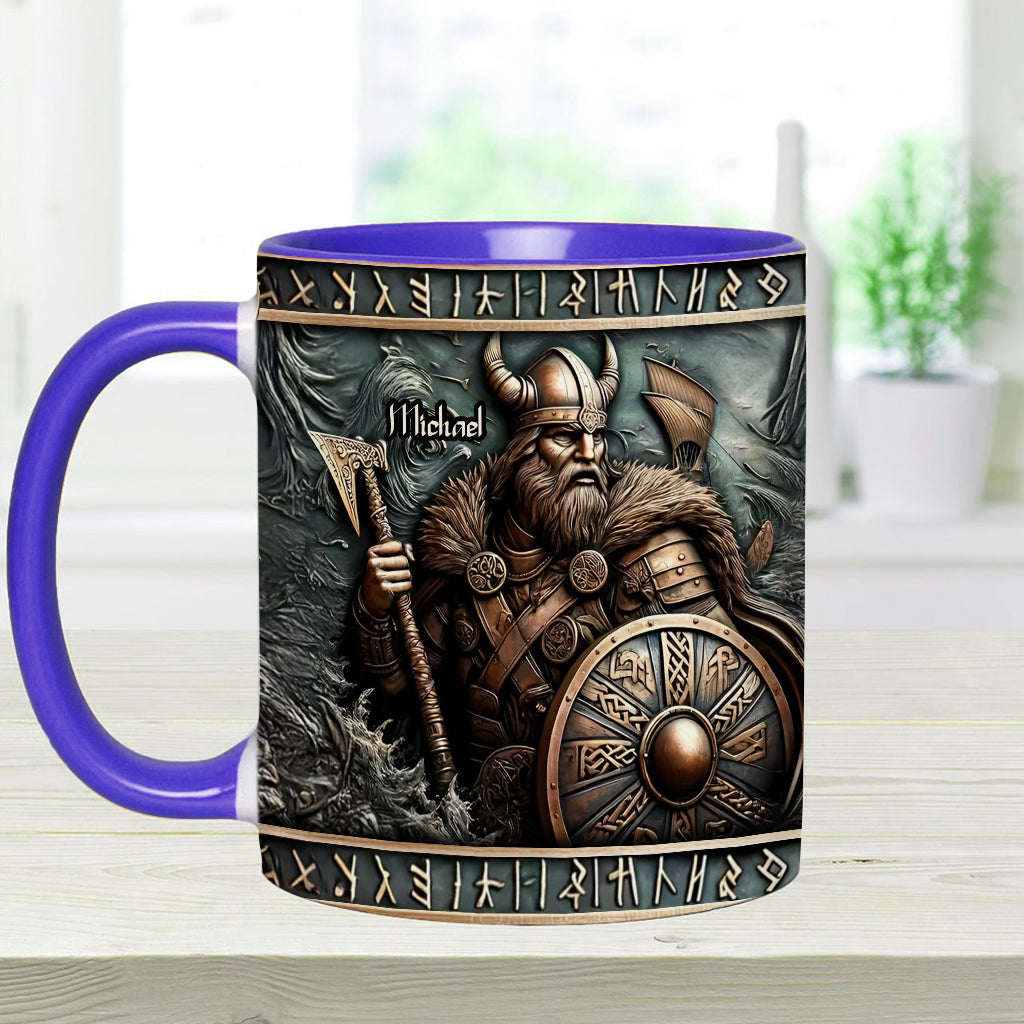 Mug personnalisé Viking Warrior - À l'effigie d'un guerrier viking