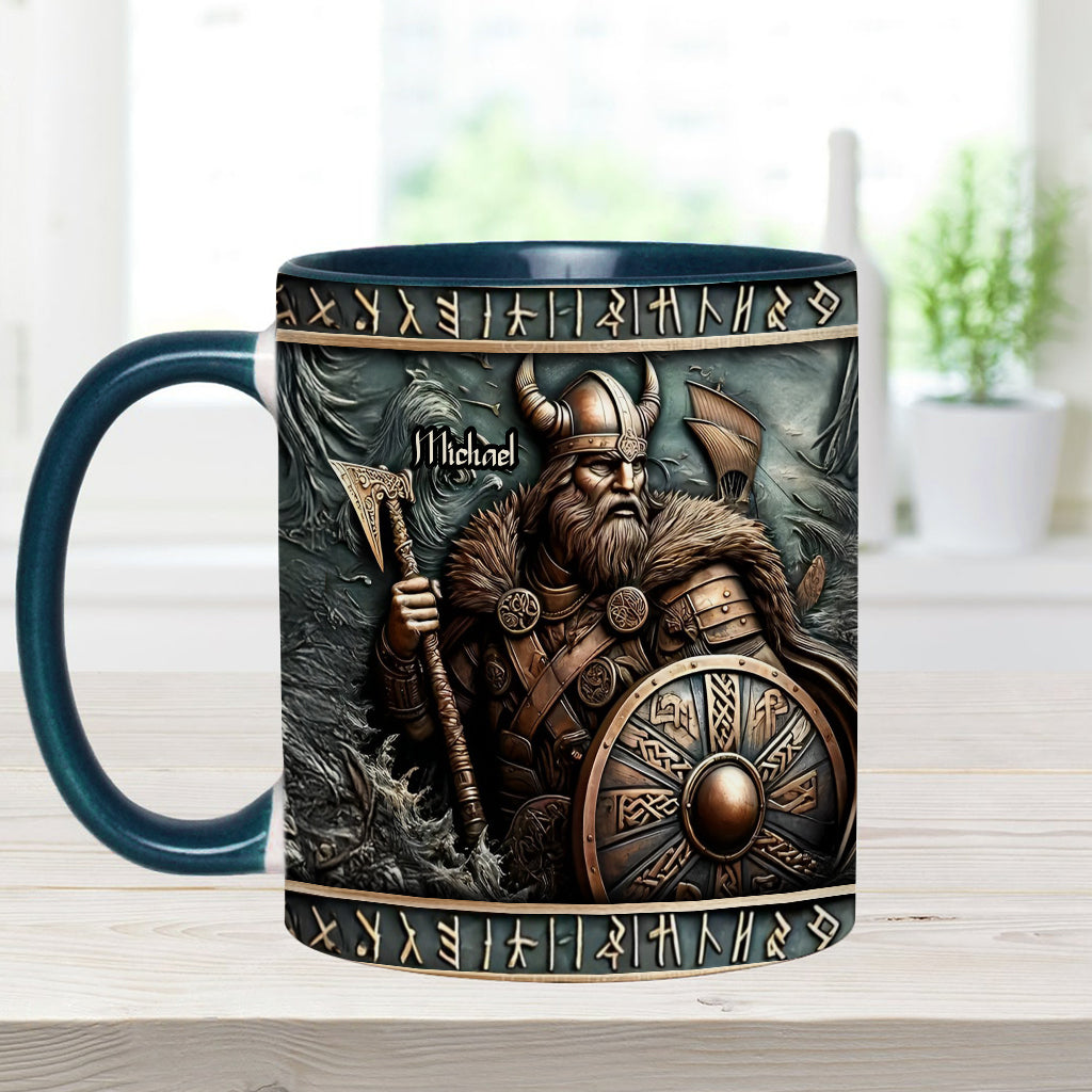 Mug personnalisé Viking Warrior - À l'effigie d'un guerrier viking