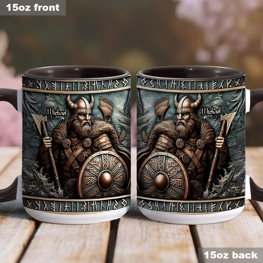 Mug personnalisé Viking Warrior - À l'effigie d'un guerrier viking