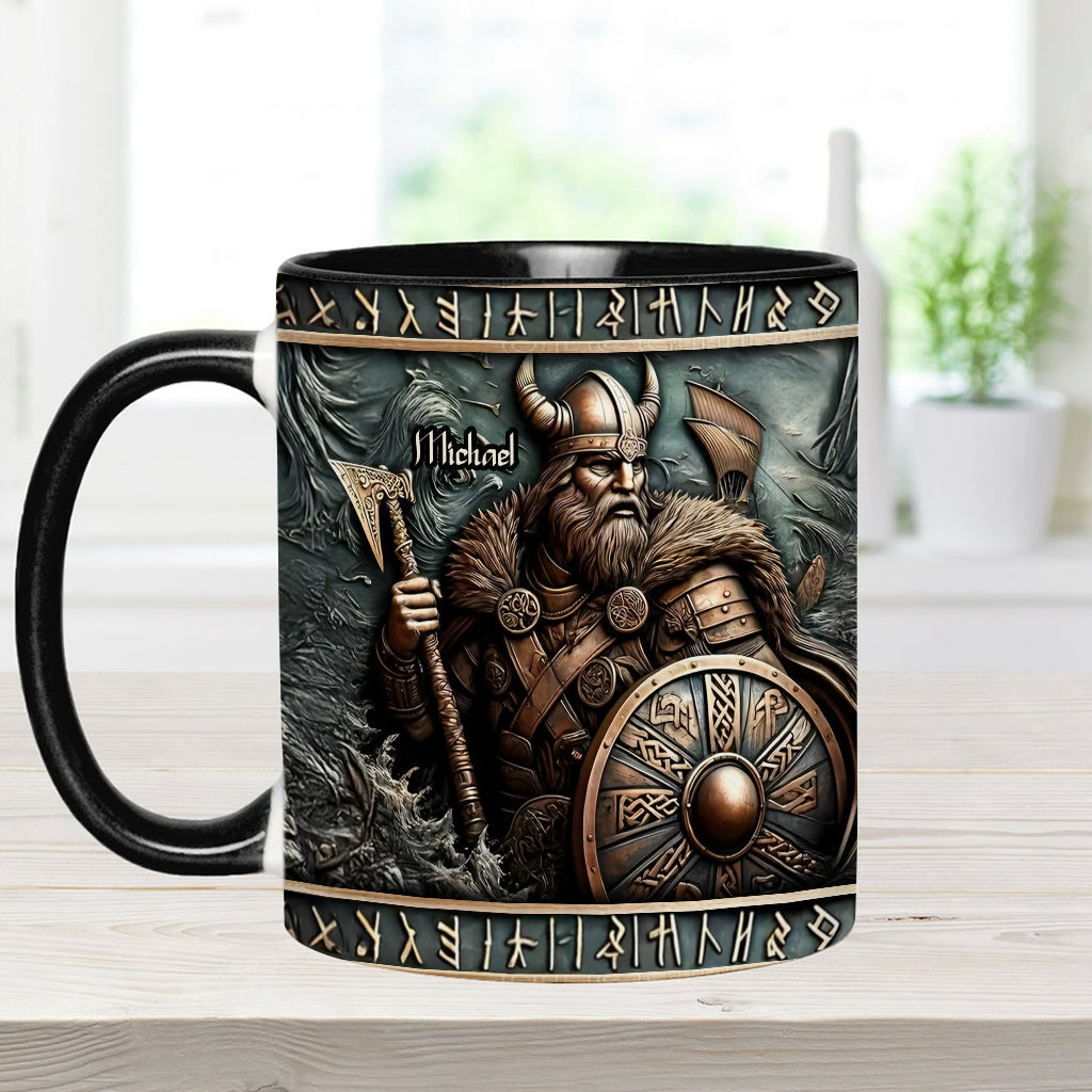 Mug personnalisé Viking Warrior - À l'effigie d'un guerrier viking