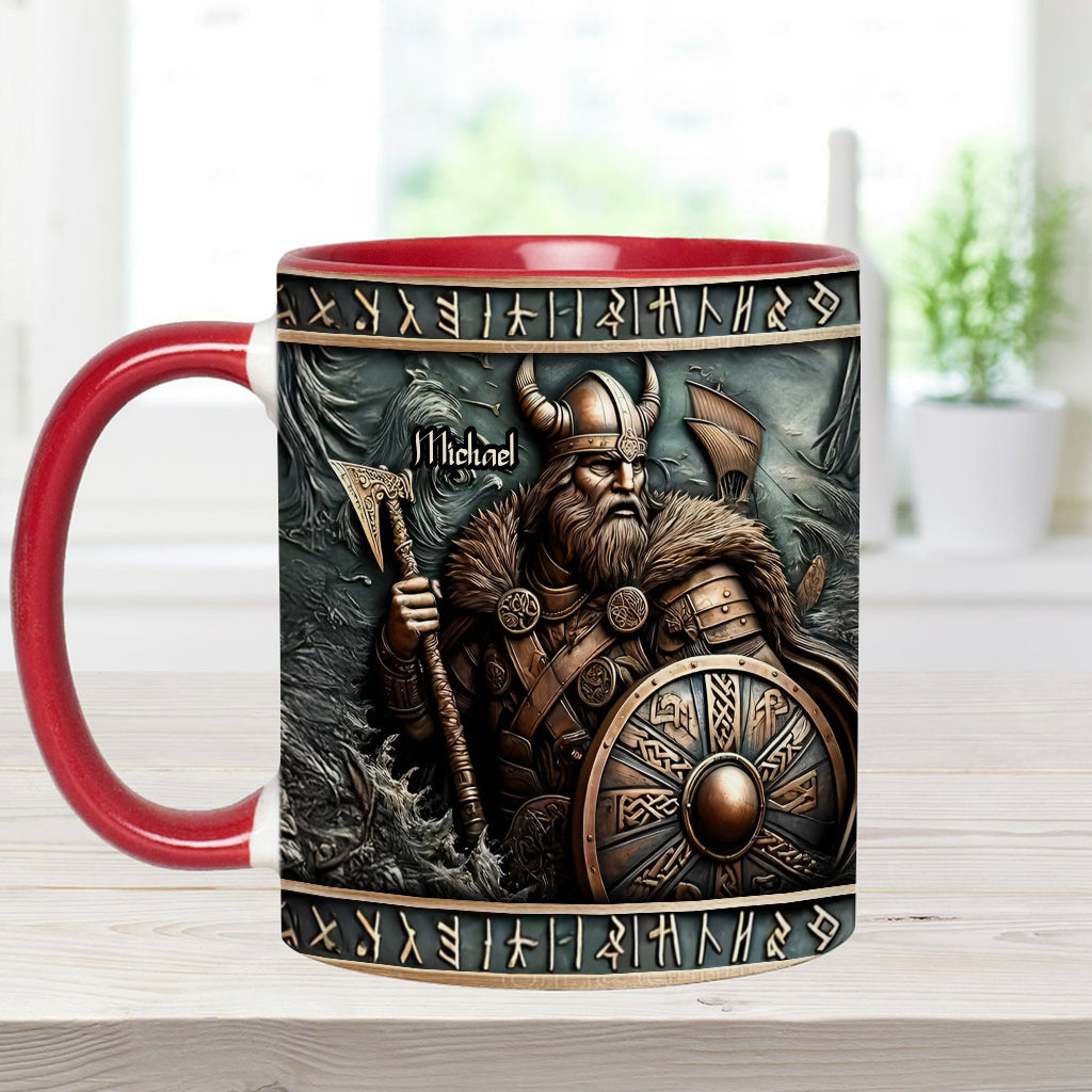 Mug personnalisé Viking Warrior - À l'effigie d'un guerrier viking