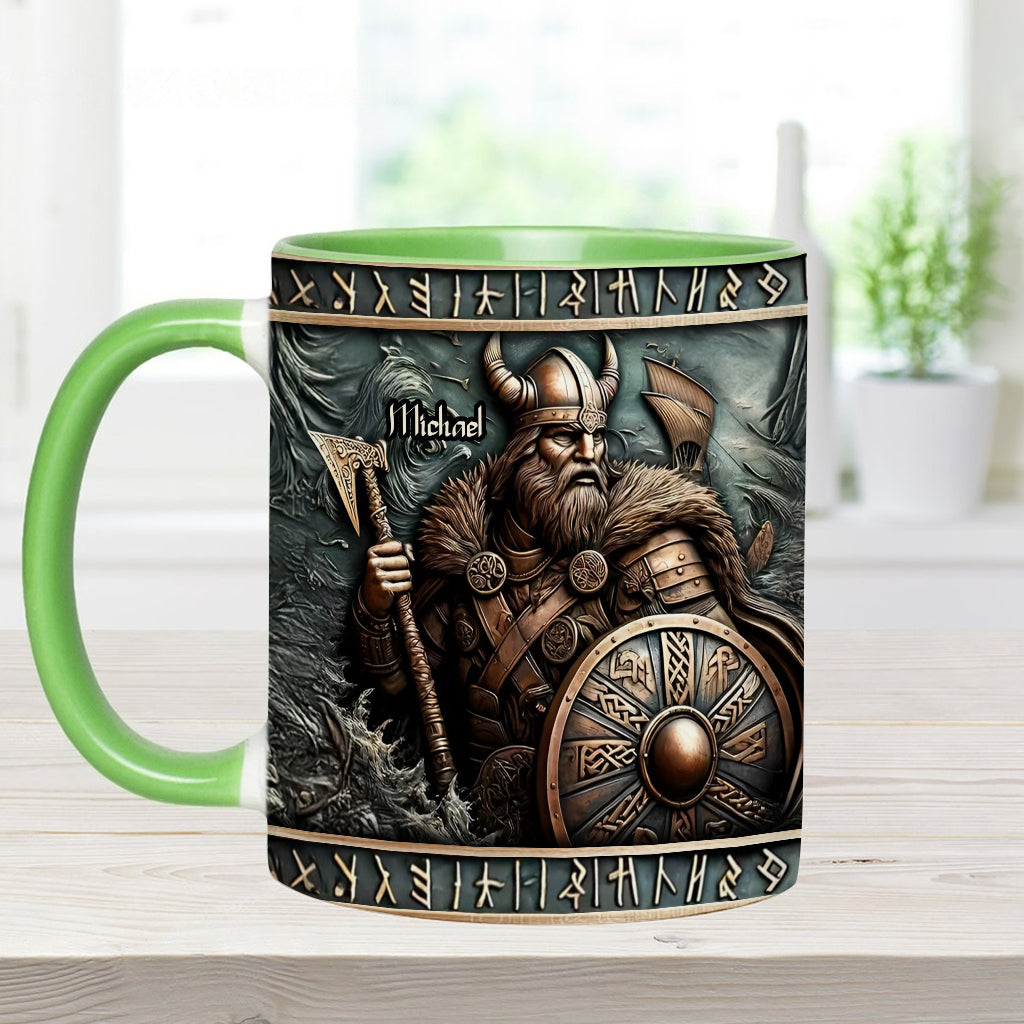 Mug personnalisé Viking Warrior - À l'effigie d'un guerrier viking