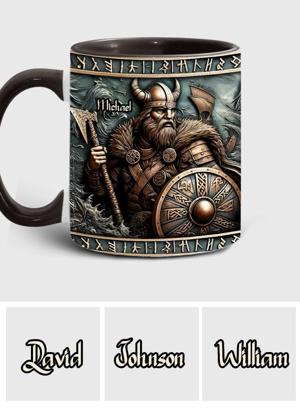 Mug personnalisé Viking Warrior - À l'effigie d'un guerrier viking