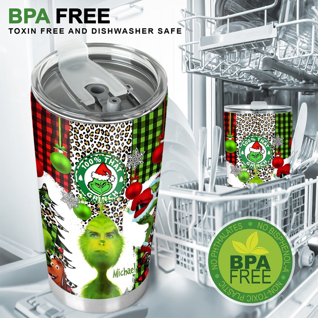 Merry Christmas - Personalized Stole Christmas Tumbler