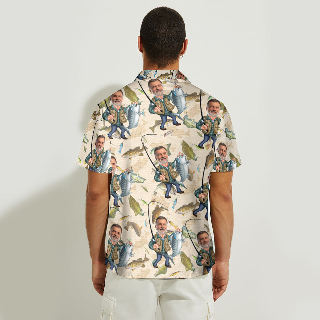 Chemise de pêche - Chemise hawaïenne de pêche personnalisée