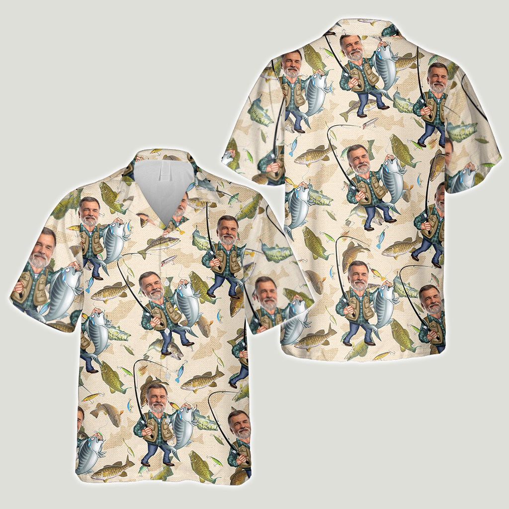 Chemise de pêche - Chemise hawaïenne de pêche personnalisée