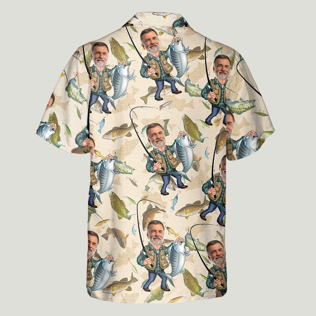 Chemise de pêche - Chemise hawaïenne de pêche personnalisée