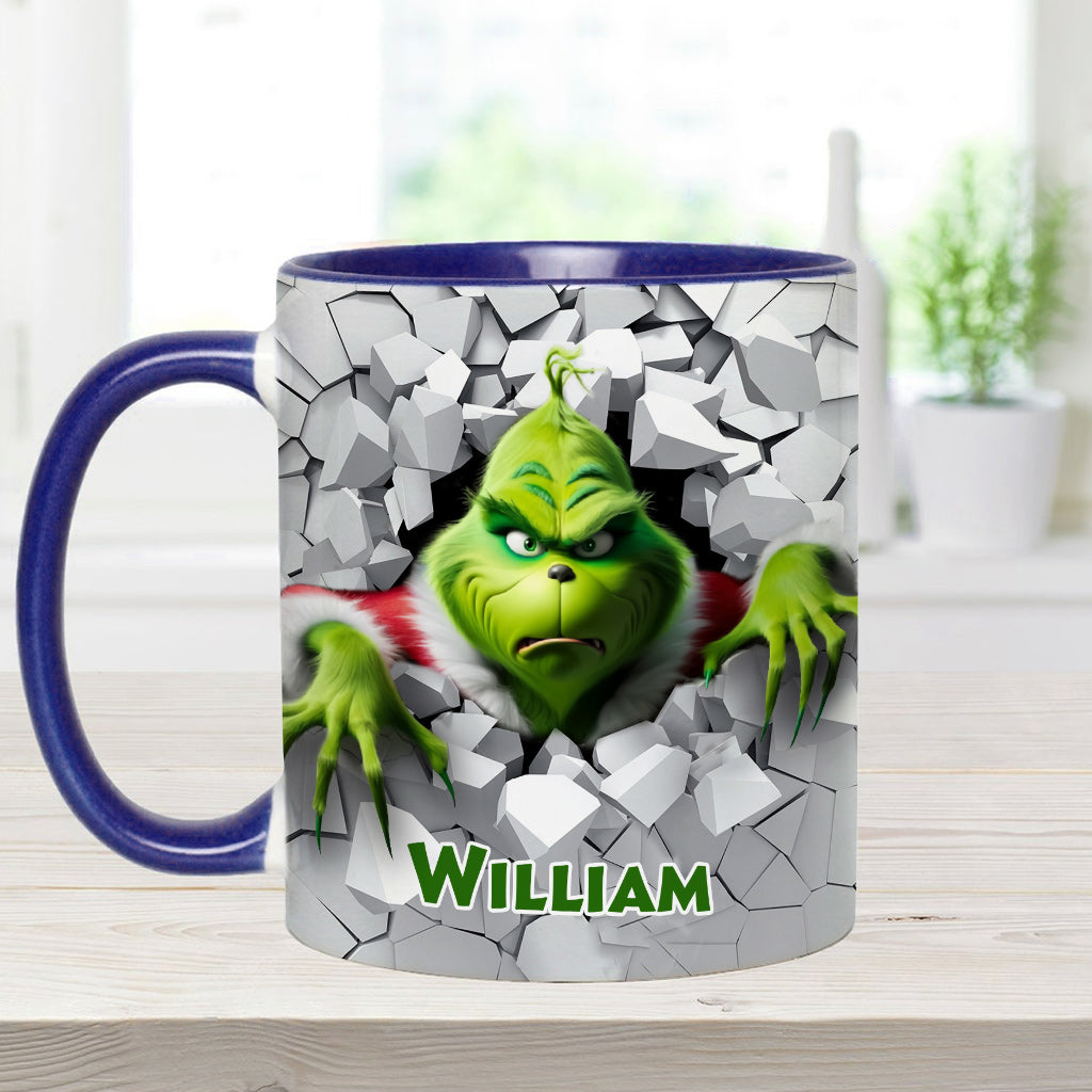 Merry Christmas - Personalized Stole Christmas Accent Mug