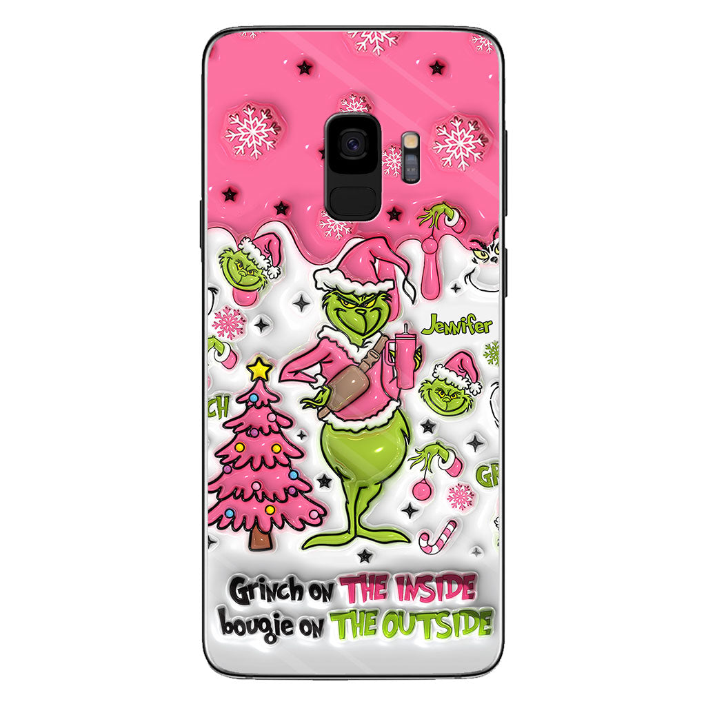 Grinch On The Inside - Personalized Stole Christmas Phone Case