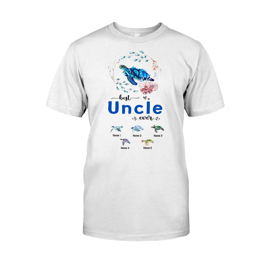 Meilleure mamie du monde - Cadeau tortue pour grand-mère, grand-père, maman, papa, oncle, tante - T-shirt et sweat à capuche personnalisés