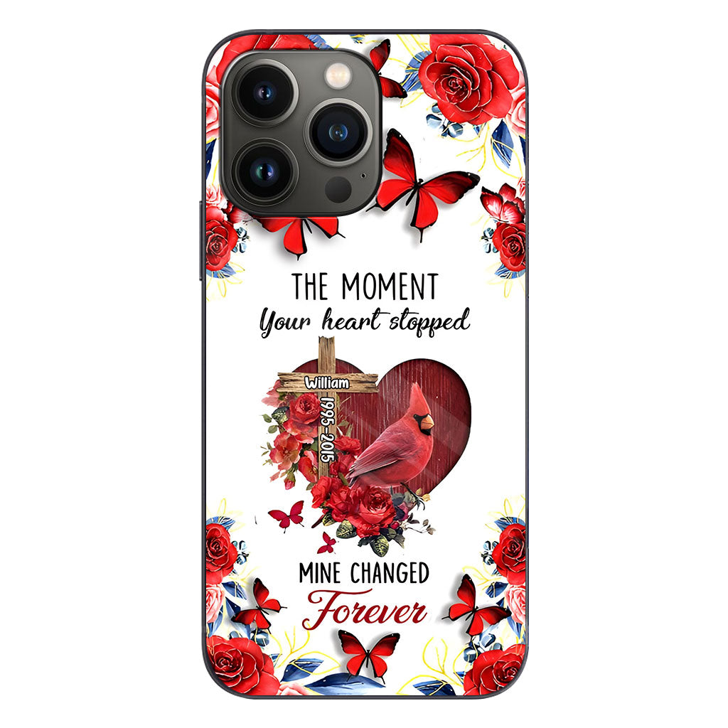 The Moment Your Heart Stopped - Personalized Memorial Phone Case