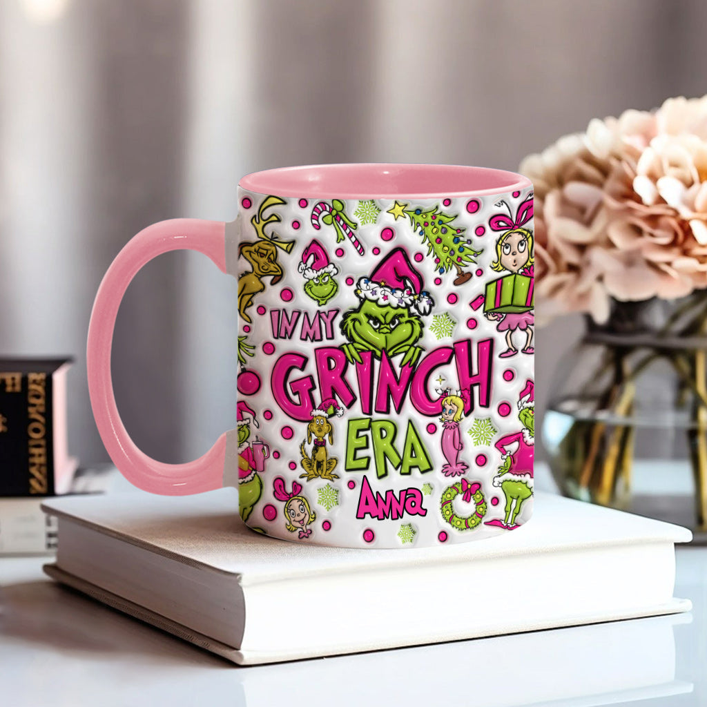 In My Pink Area - Personalized Stole Christmas Accent Mug