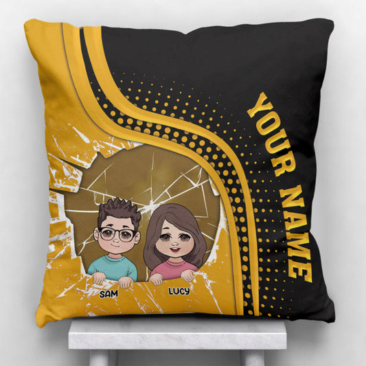 Best Dad Ever - Personalized Father Throw Pillow
