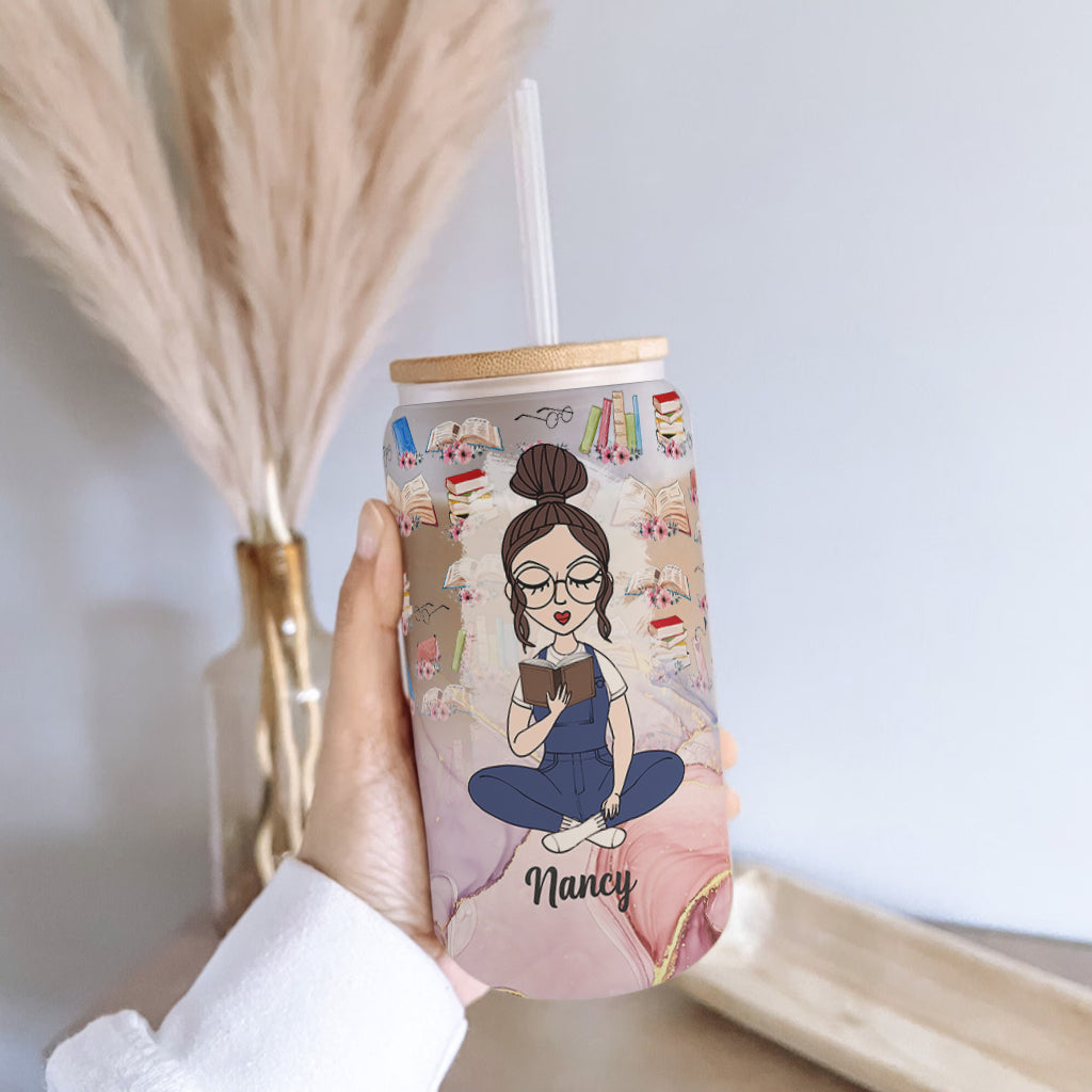 Voilà ce que je fais - Livre personnalisé en verre