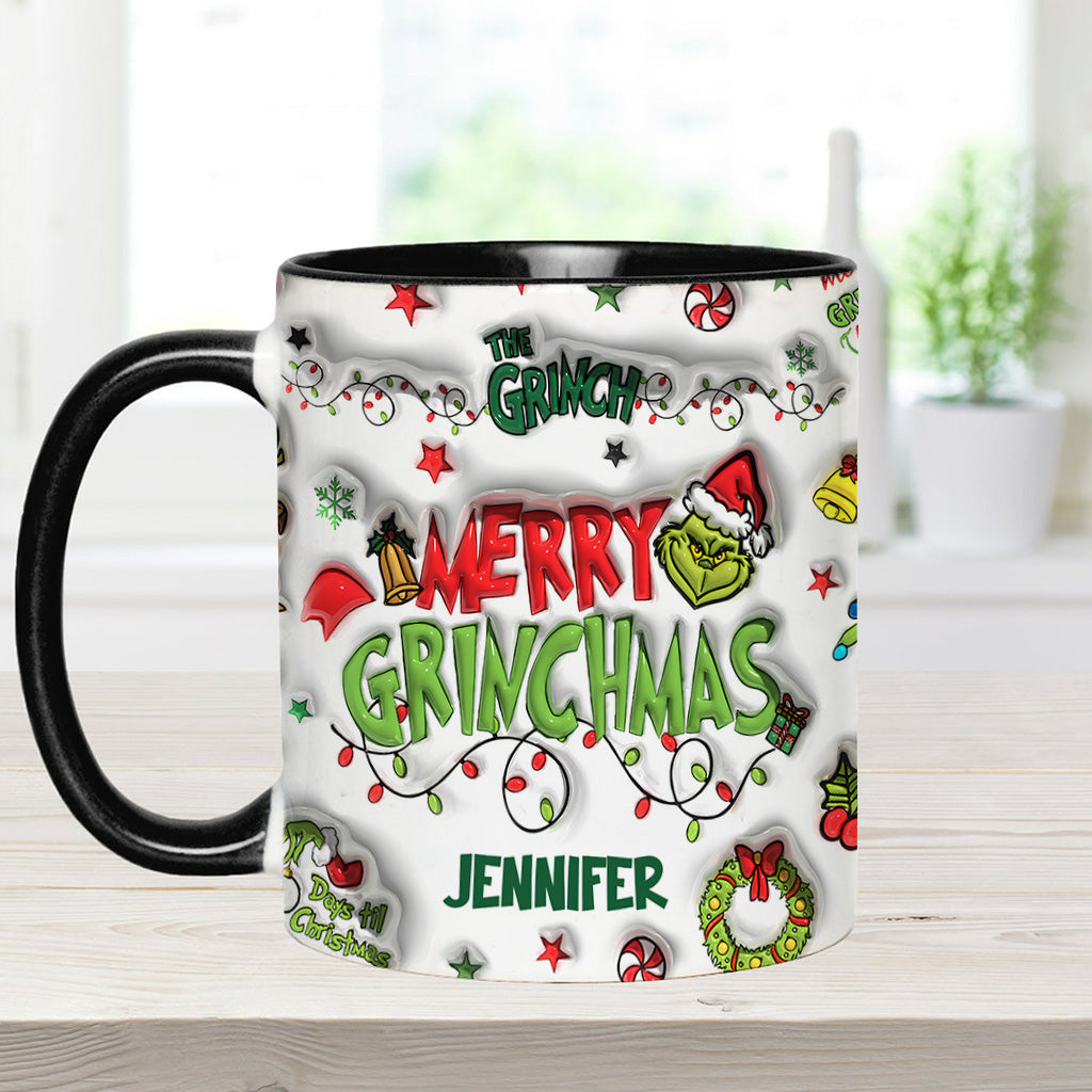 Je suis réservé(e) - Mug de Noël personnalisé avec étole