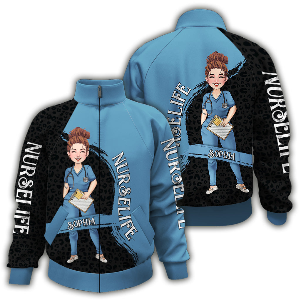 The Nurse Life - Personalized Nurse Zip Jacket