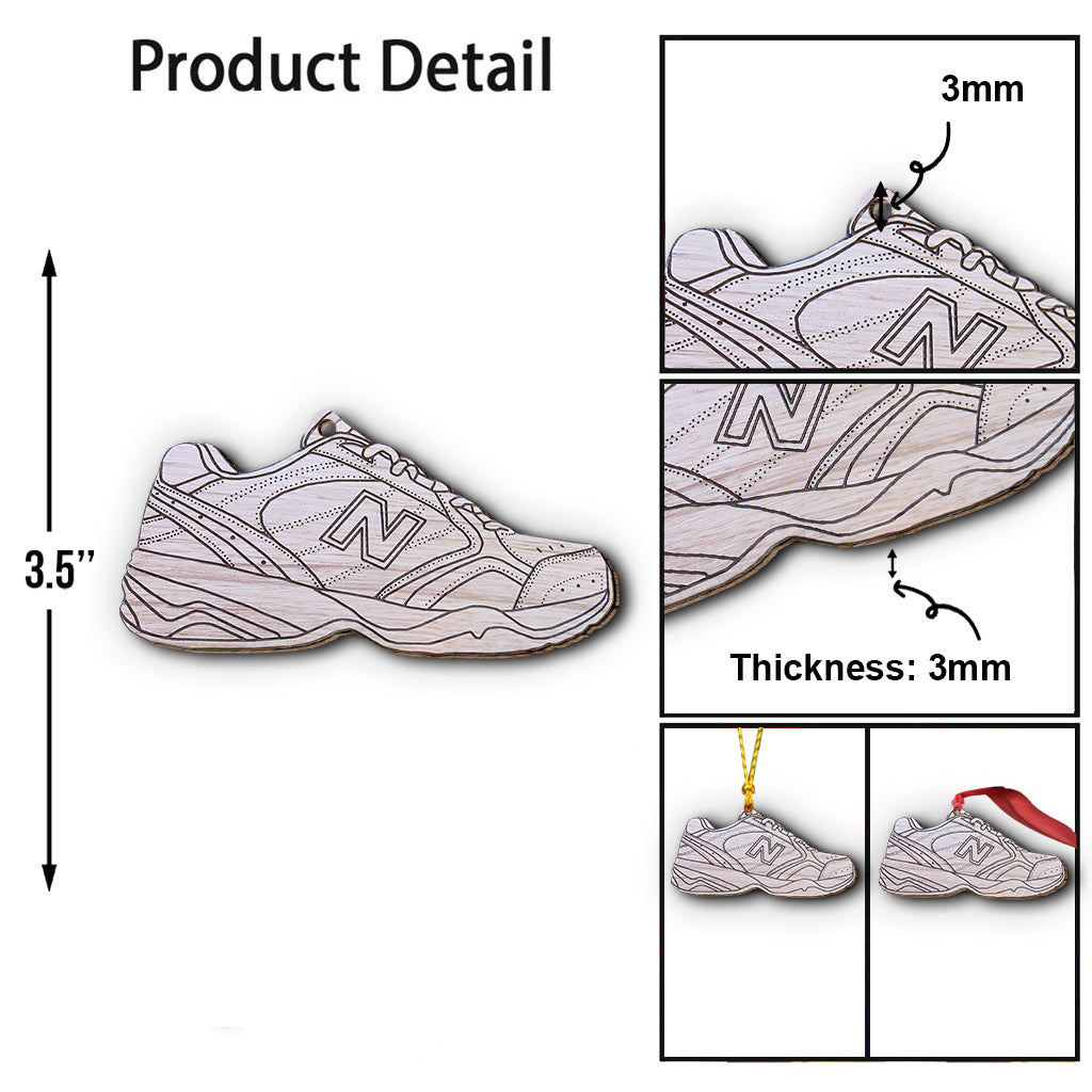 Dad Shoes - Gift for dad - Personalized Ornament