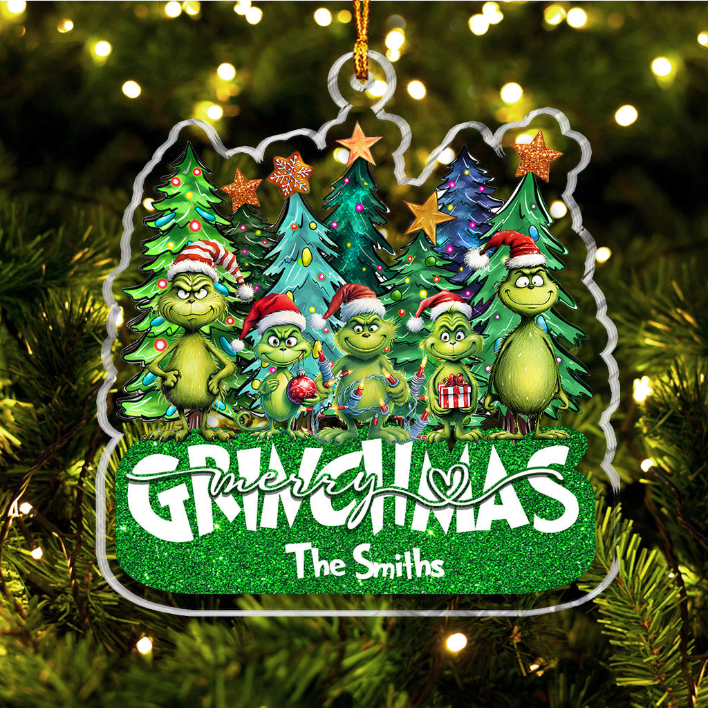 Joyeux Grinchmas - Étole de Noël personnalisée