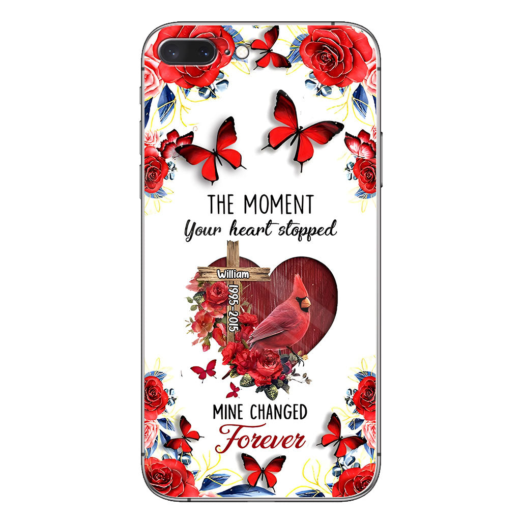 The Moment Your Heart Stopped - Personalized Memorial Phone Case